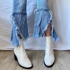 Zara distressed jeans